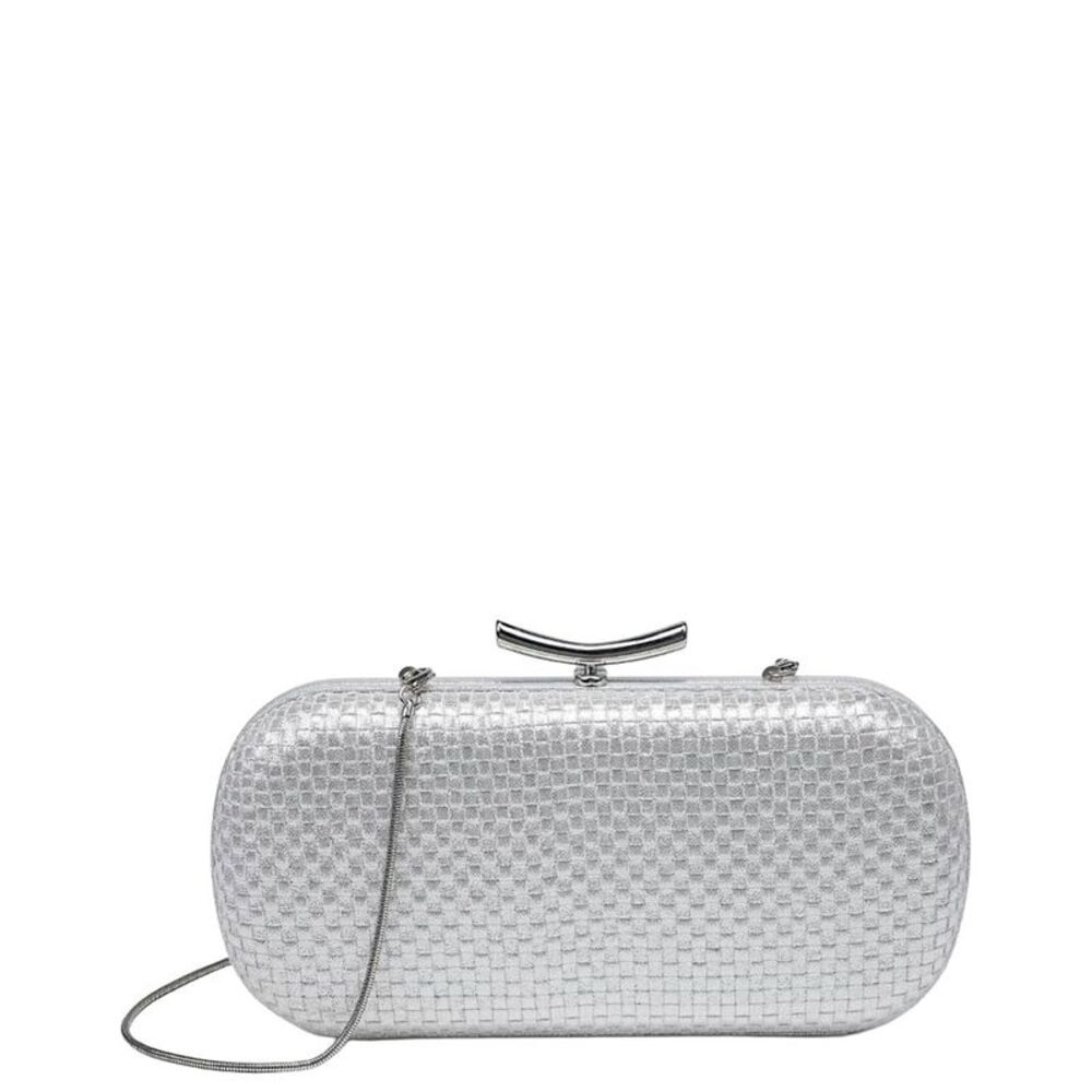 Moda Luxe Victoria Clutch, Silver